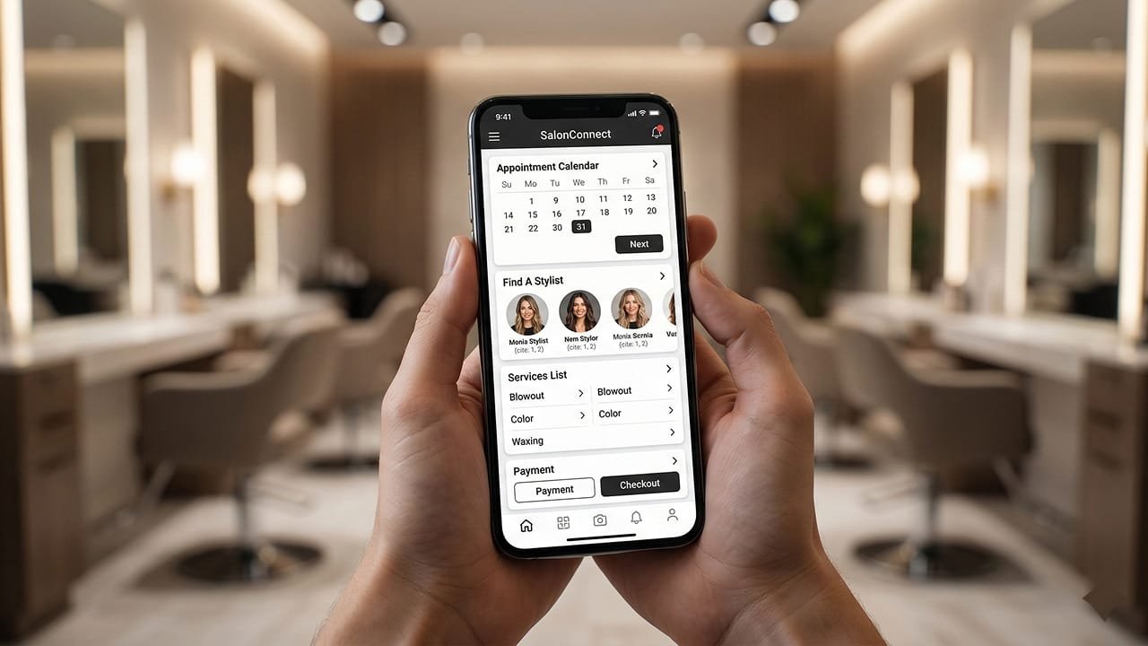 Key Features of Salon Appointment Booking Application