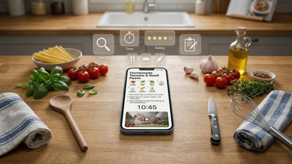 Cooking Recipe Application Development Cost